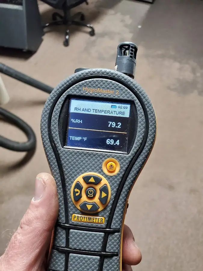 Moisture meter humidity assessment for Fire & Smoke Damage Restoration in Ridgefield